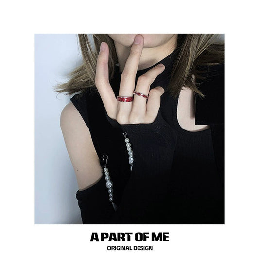 Red Venom Couple Rings