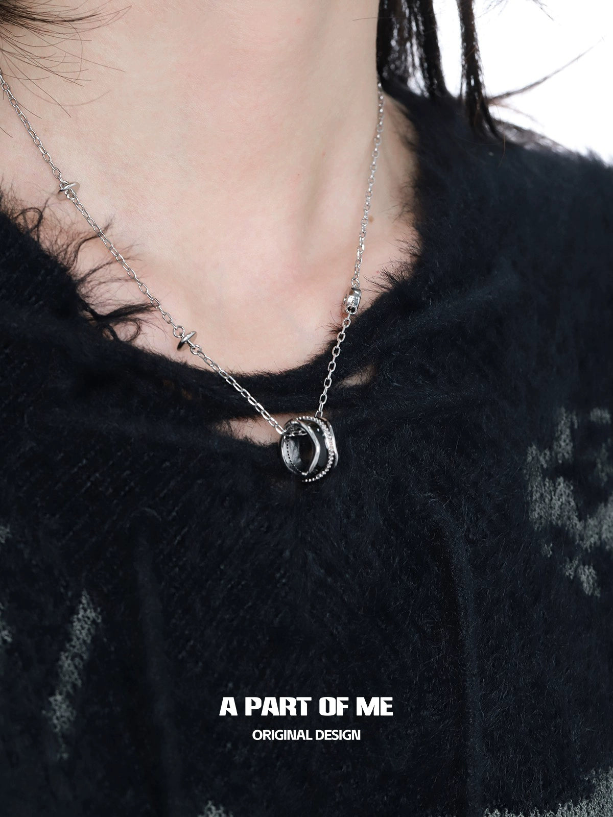 Diamond Ring Pendant Necklace