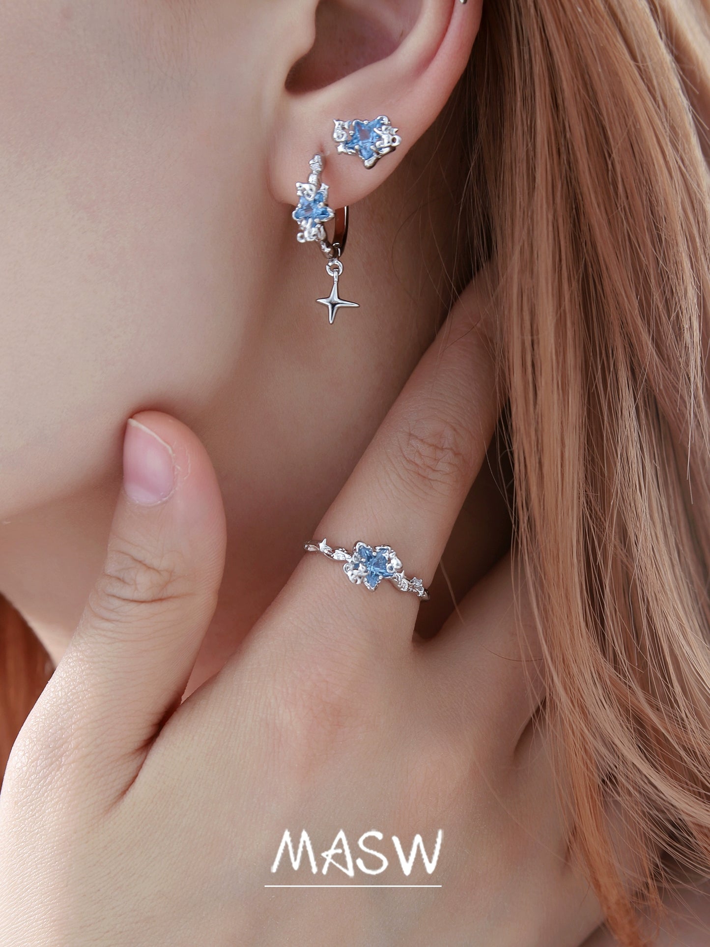 Deep Sea Starlight Ring
