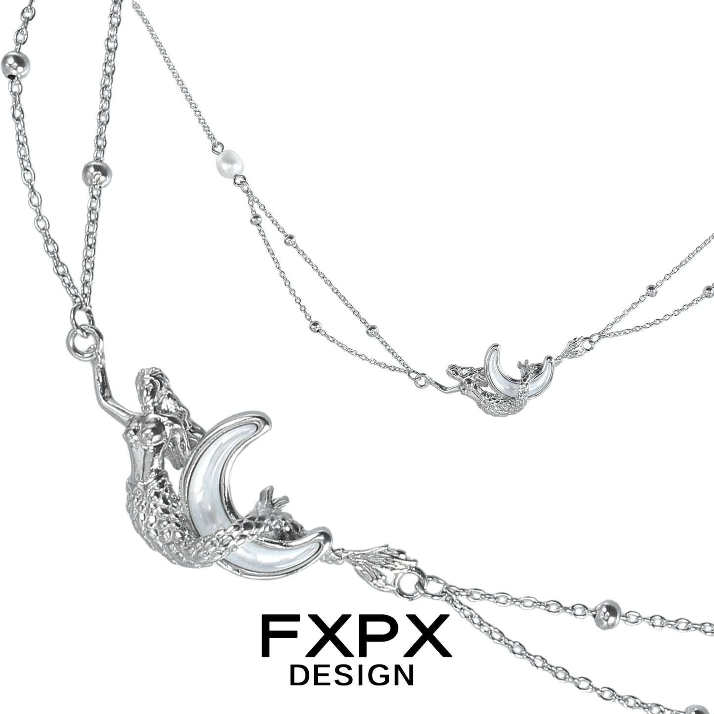 Moonlight Siren Shell Necklace