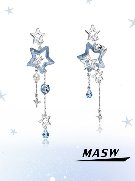 Dream Cat Tassel Earrings