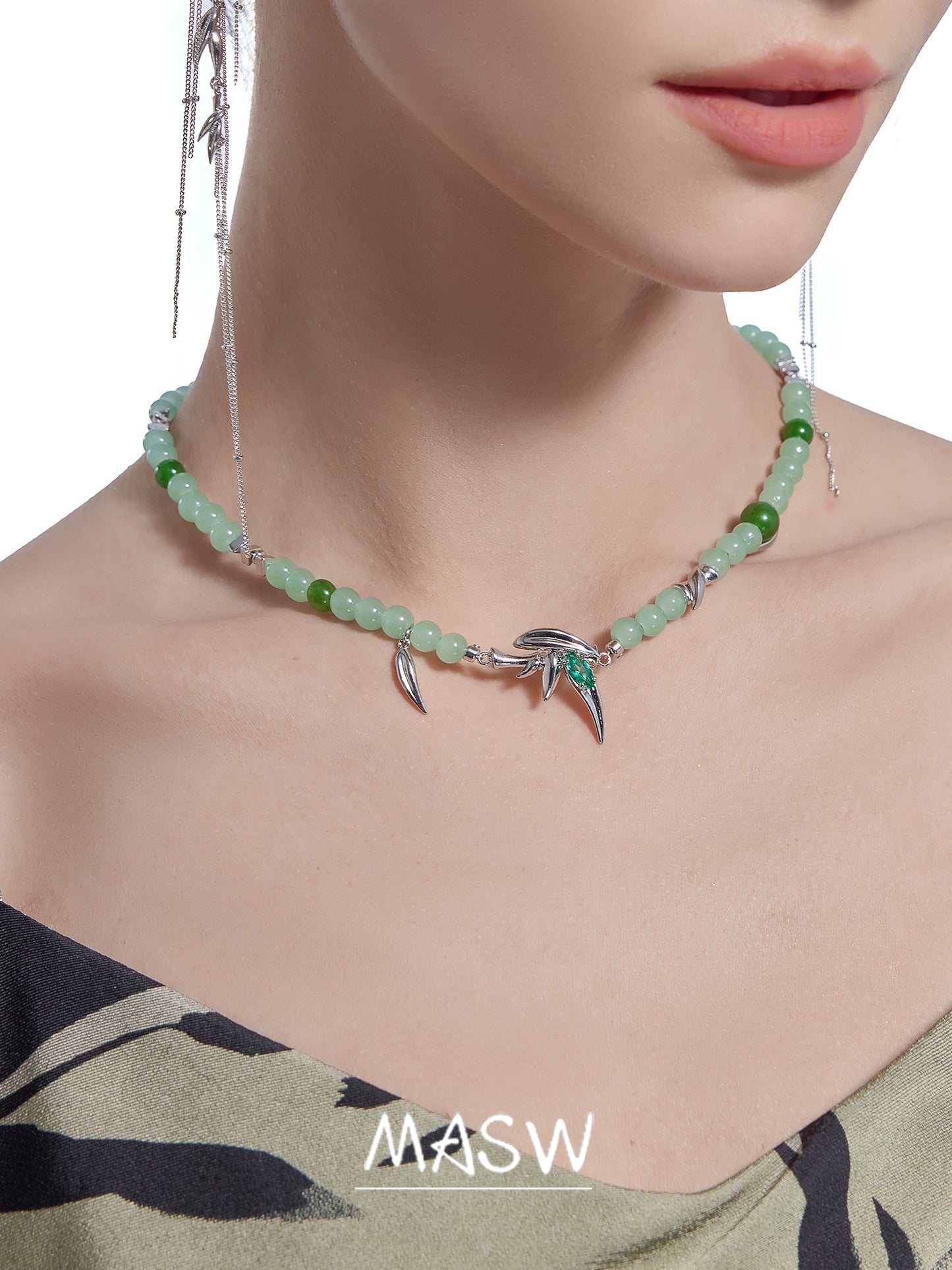 Greenstone Vintage Necklace