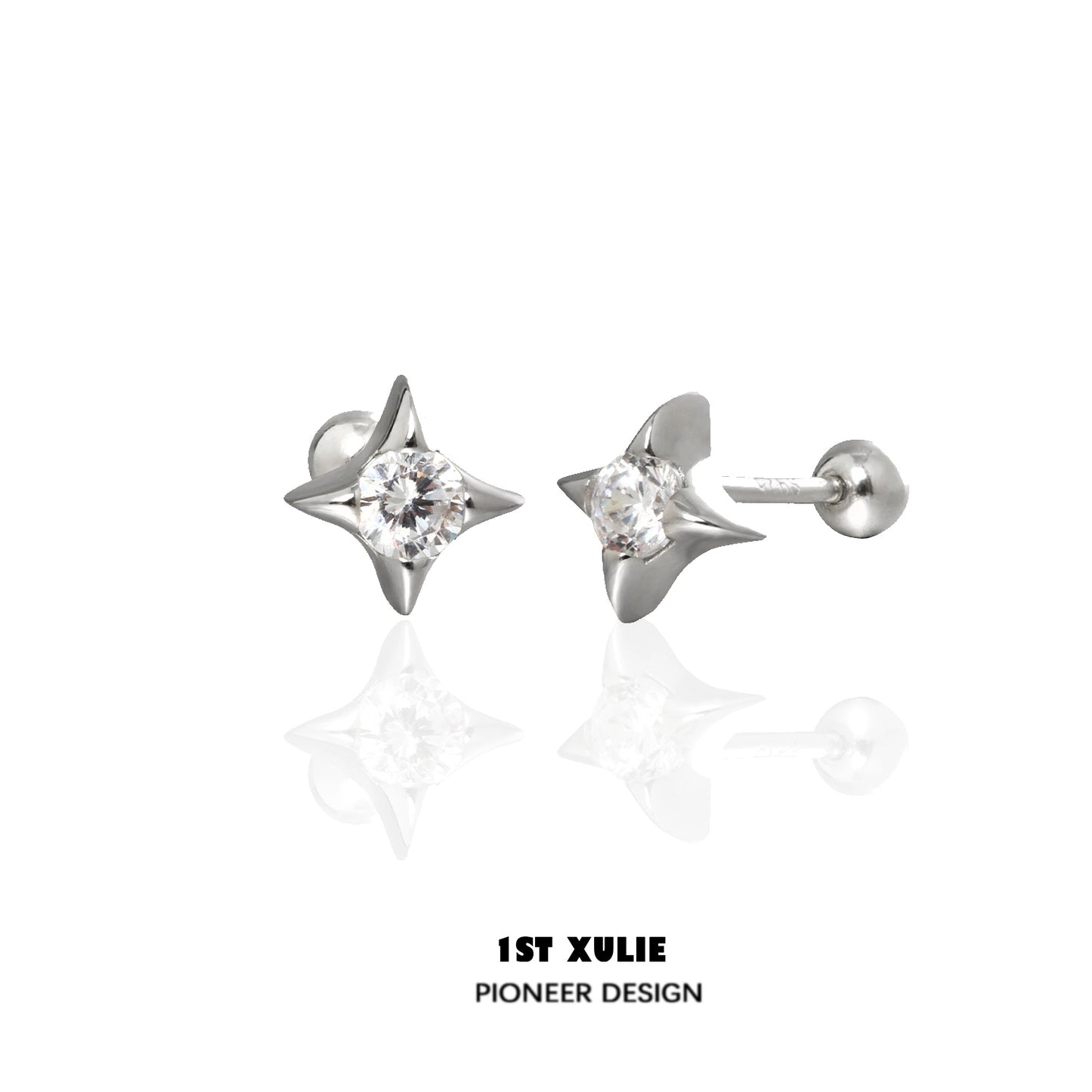 Eternal Star Silver Ear Cuff