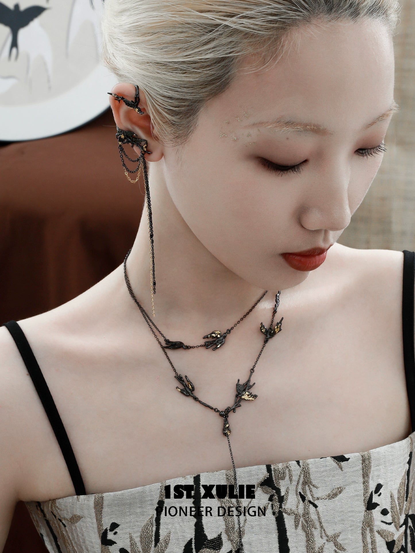 Vengeful Swallow Ear Clips