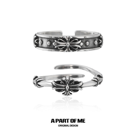 Dark Iris Retro Ring