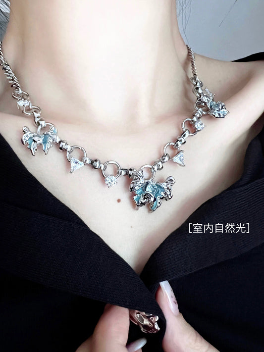 "Butterfly Dream" Zircon Necklace