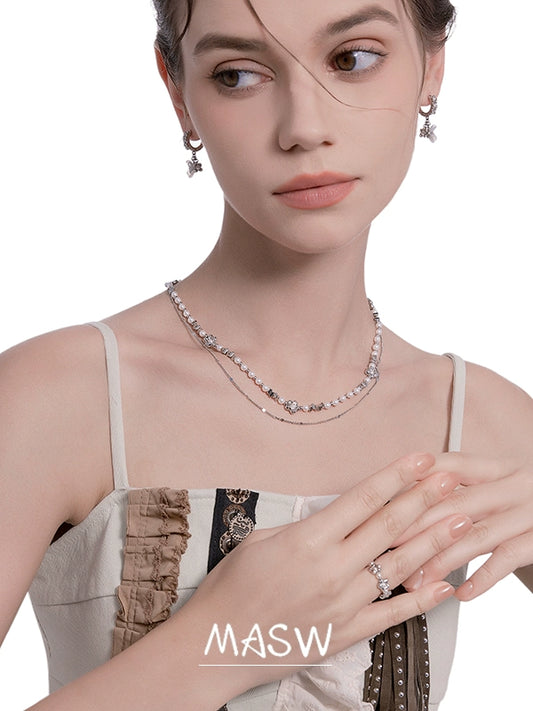 Dreamy Pearl Collarbone Chain