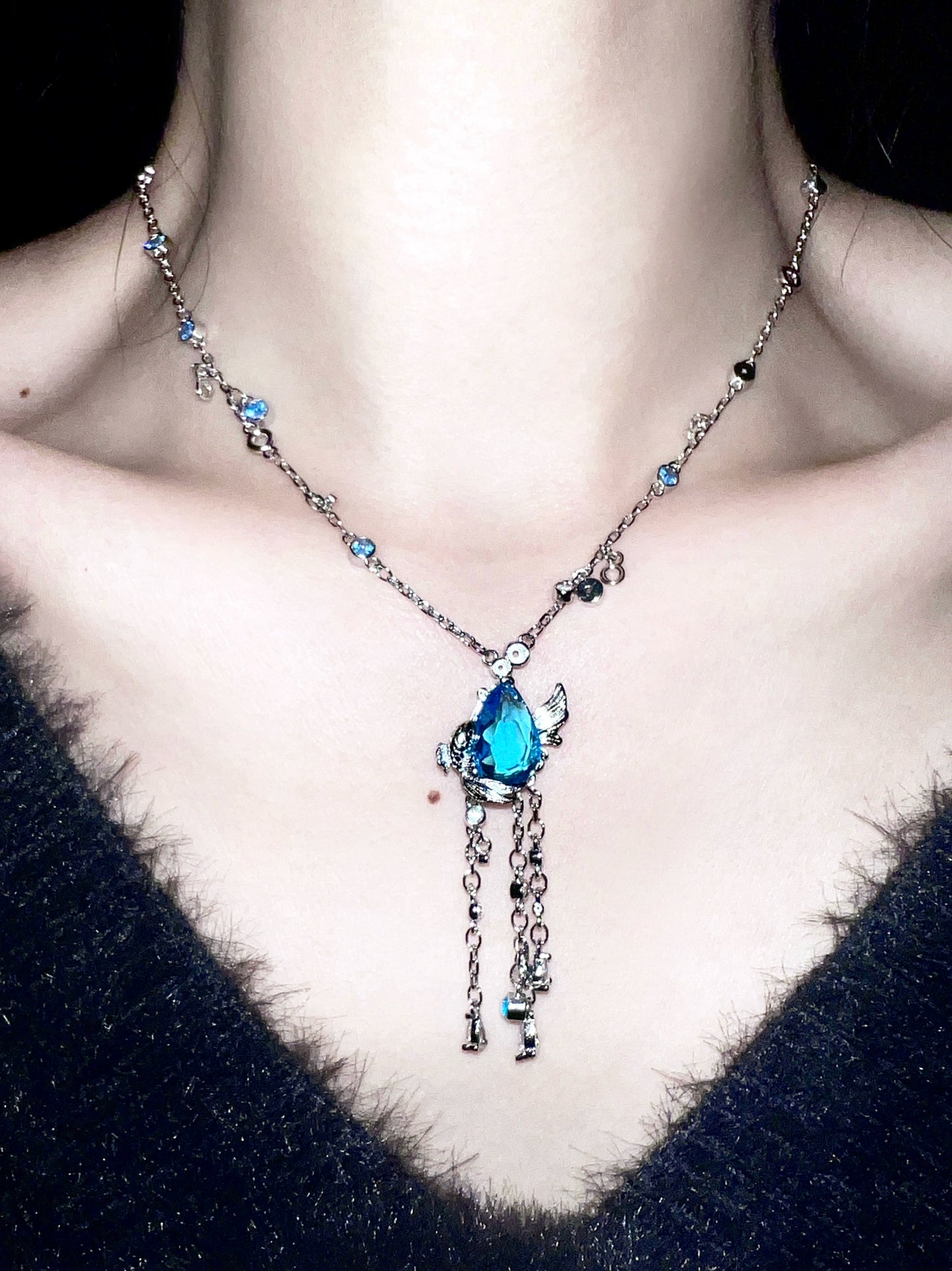 "Poseidon" Fishtail Necklace