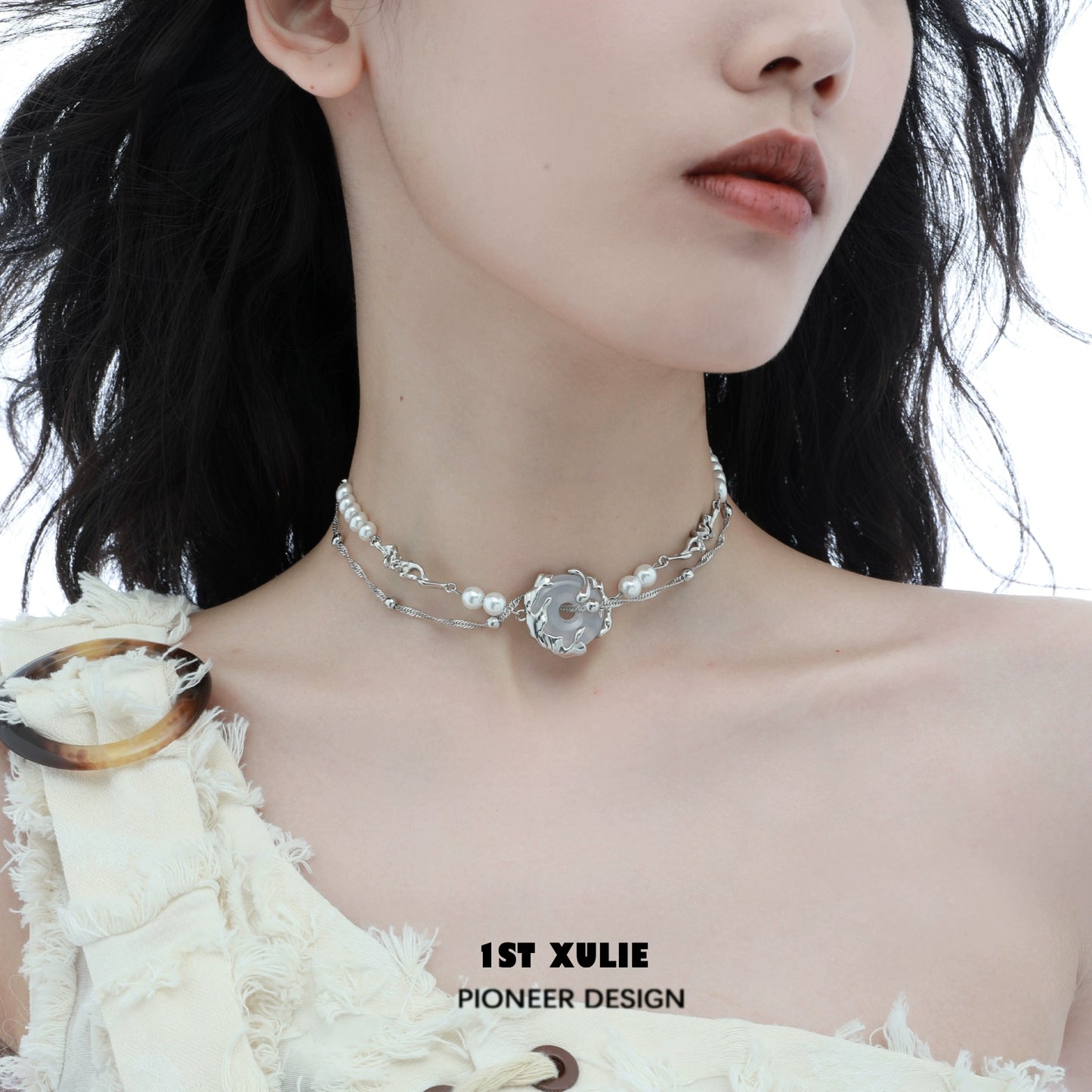 Stellar Cascade Punk Necklace
