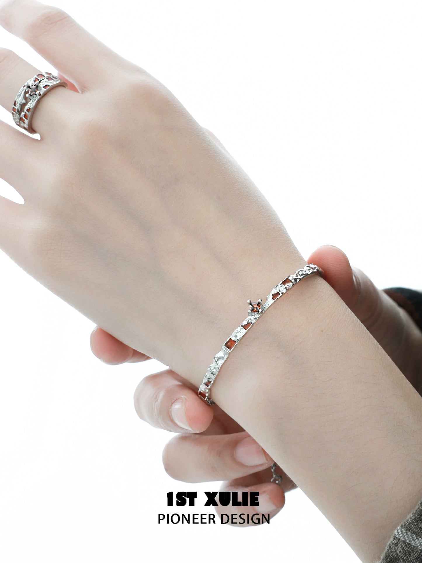Desolate Rebirth Silver Bracelet