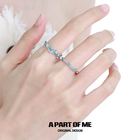 White Orchid Love Ring