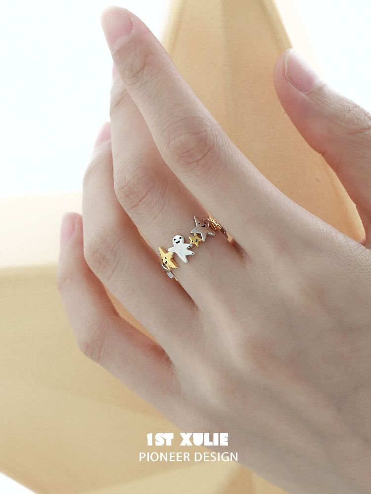 Star Seeker Shining Silver Ring