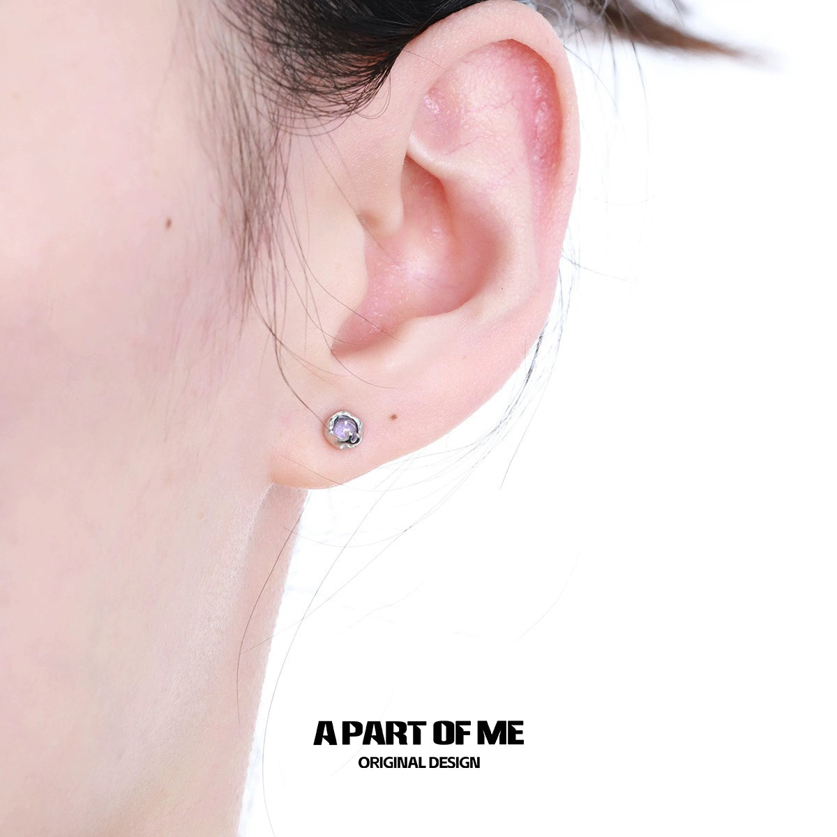Charming Purple Planet Earrings