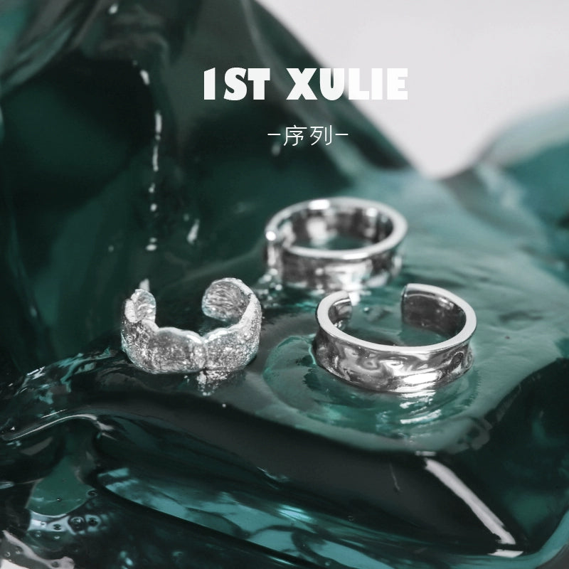Minimalist Frosted Ear Cuffs