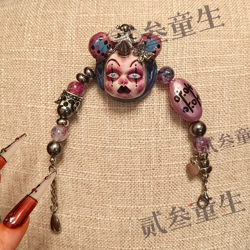 Bracelets-Ersan Children's Bracelet Women's Premium Sense Heavy Industry Original Niche Design 2025 New Bracelet Dark Gothic Bracelet