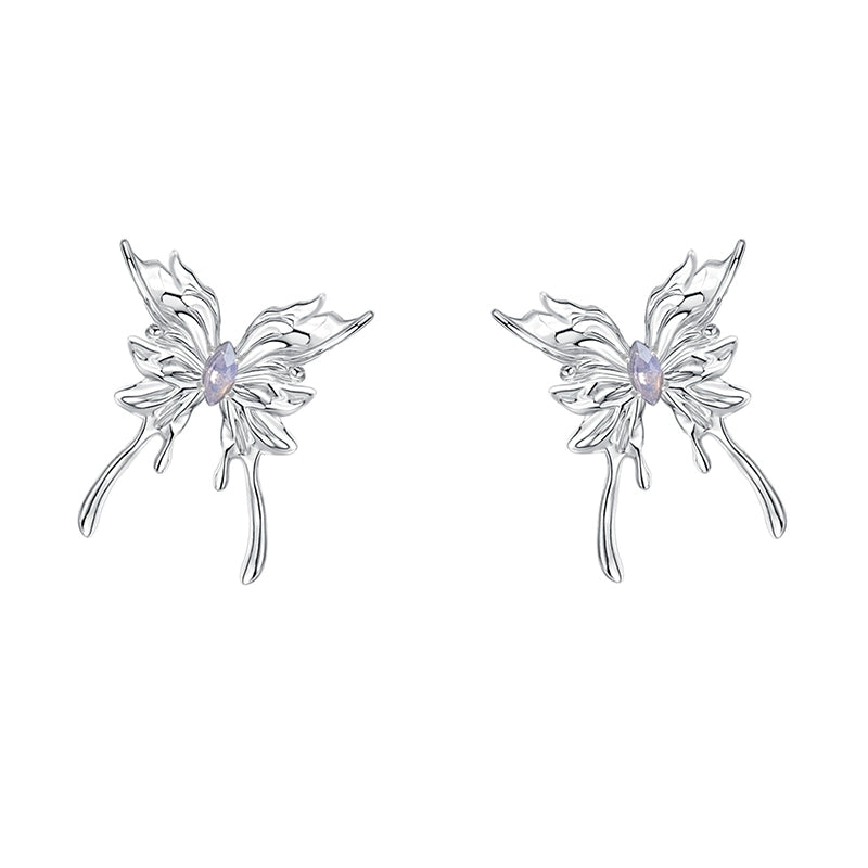 Edgy Butterfly Leather Choker