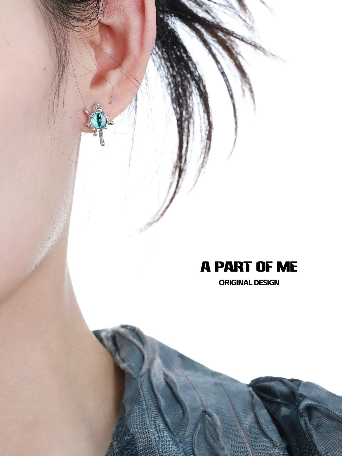 Blue Devil Eye Earrings