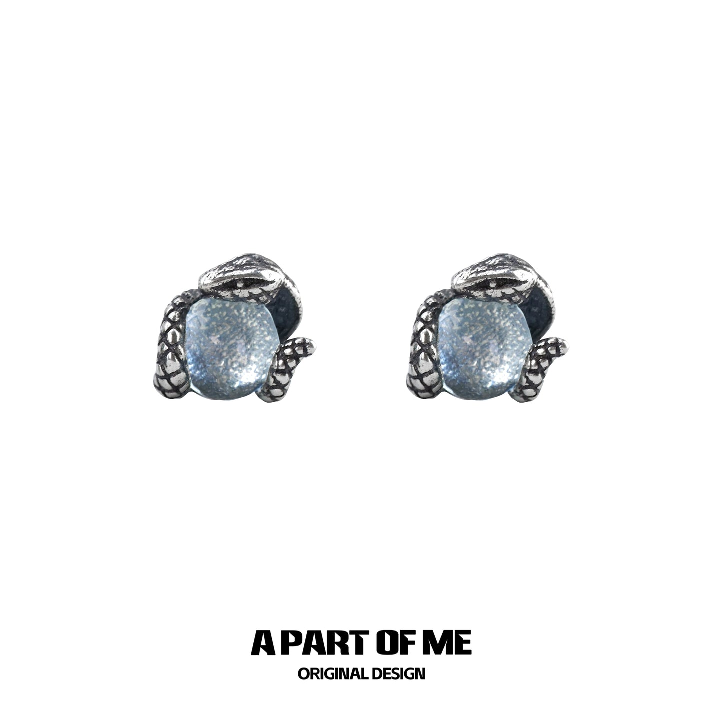 Hell Snake Stud Earrings
