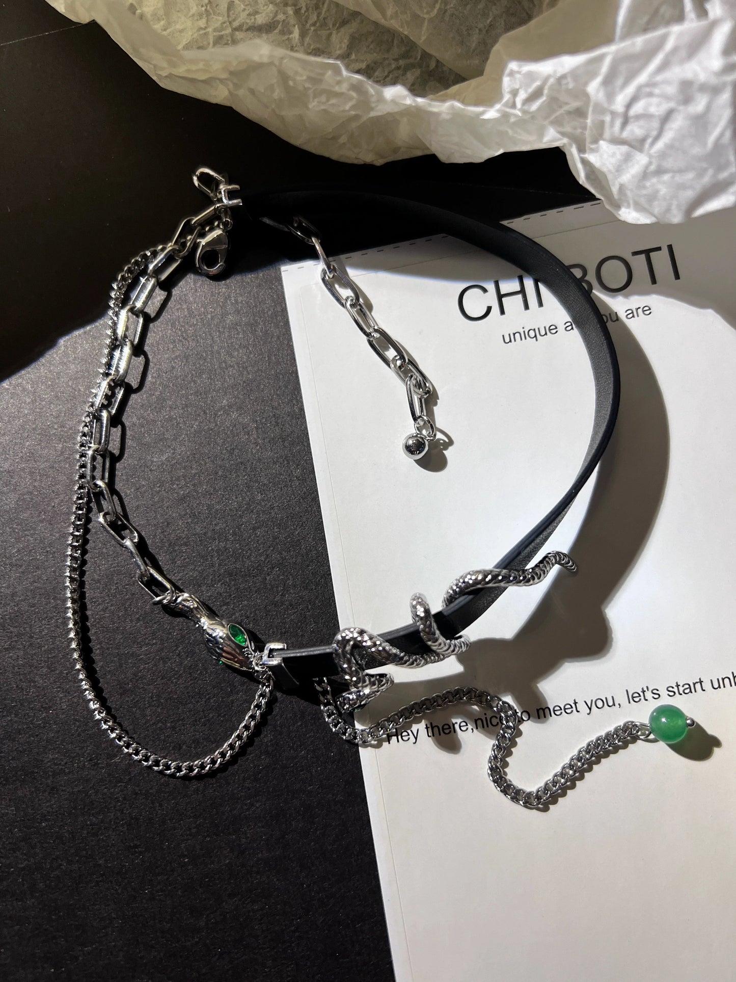 "Dark Night Snake" Splicing Choker