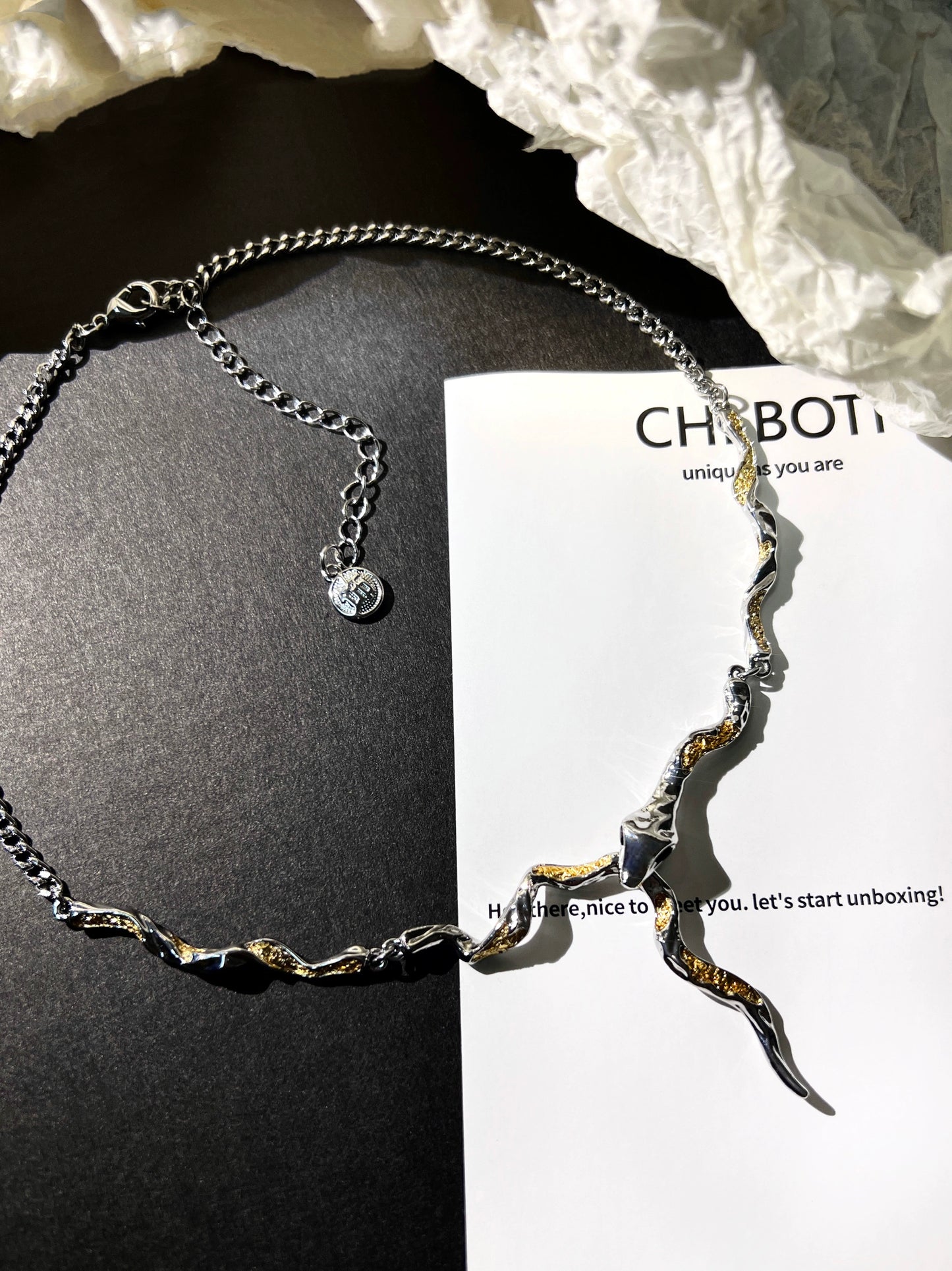 "Golden Snake" Gothic Necklace
