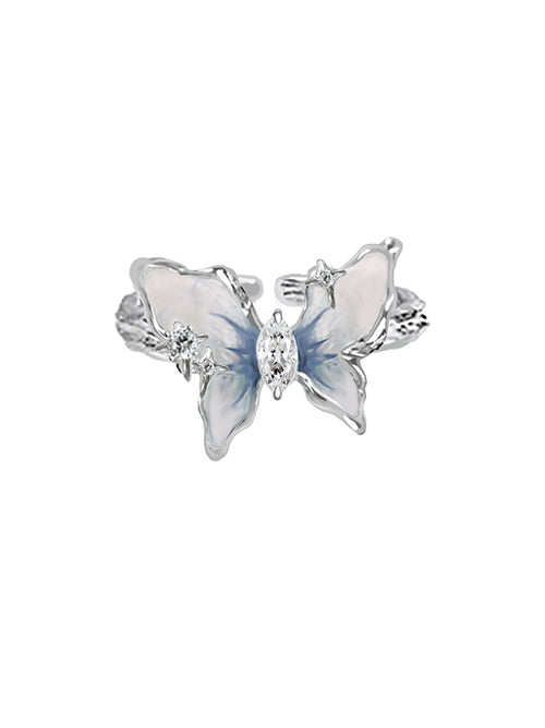 Romantic Butterfly Dance Ring