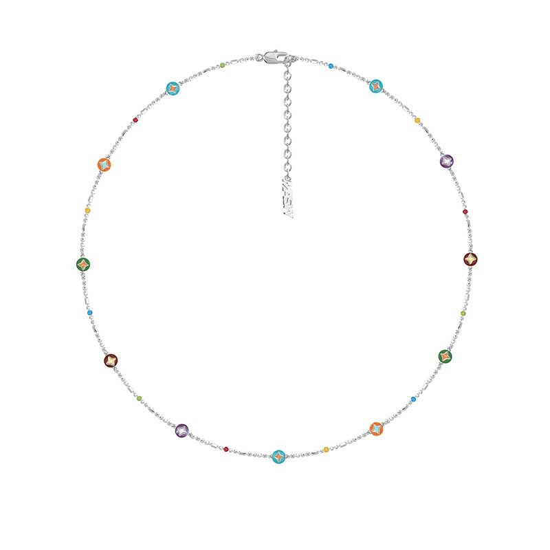 Dopamine Contrast Collar Necklace