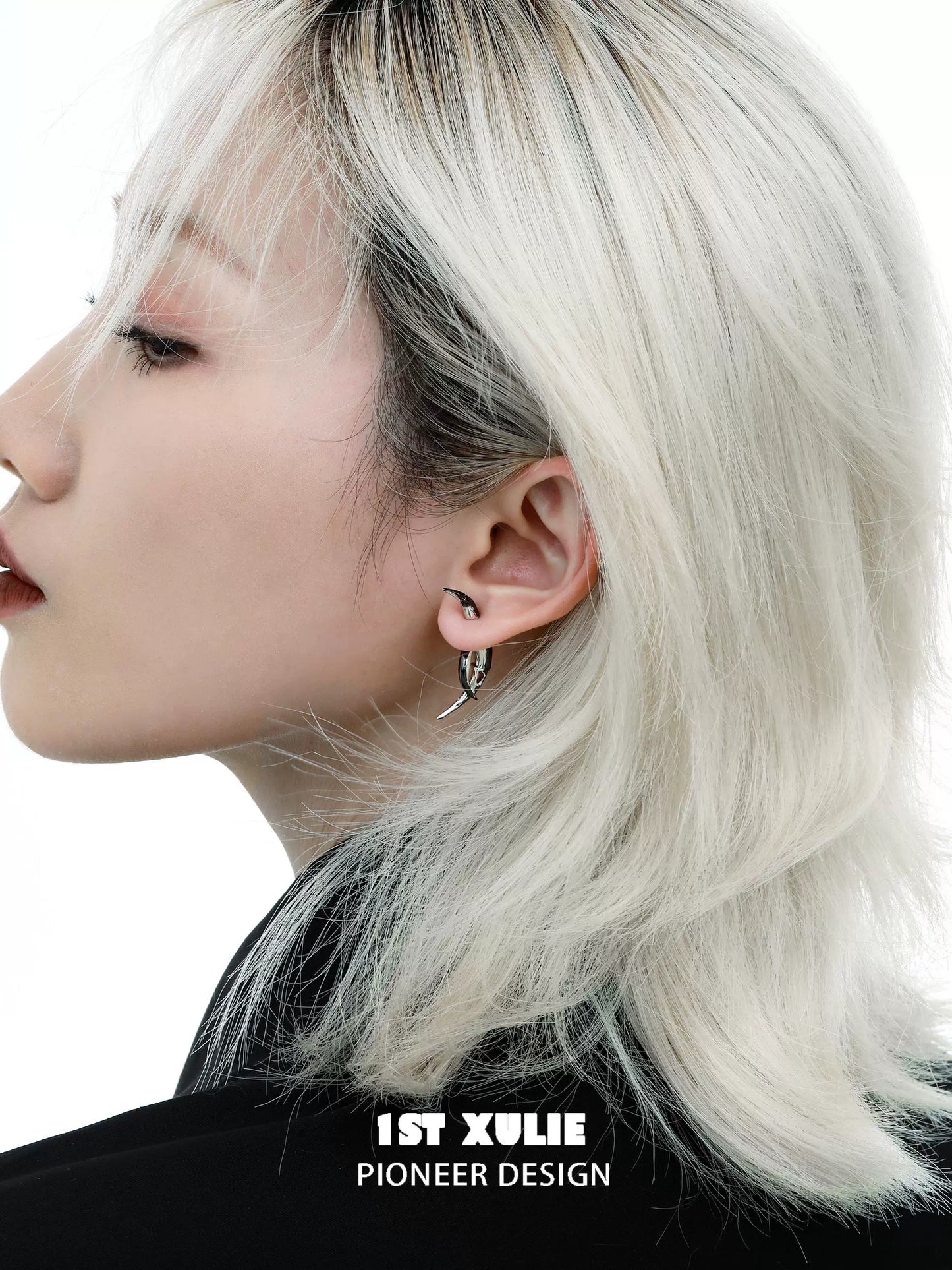 Y2K Mystic Waning Moon Earrings