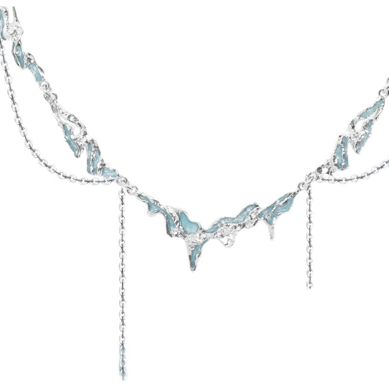 Ocean Breeze Tassel Clavicle Necklace