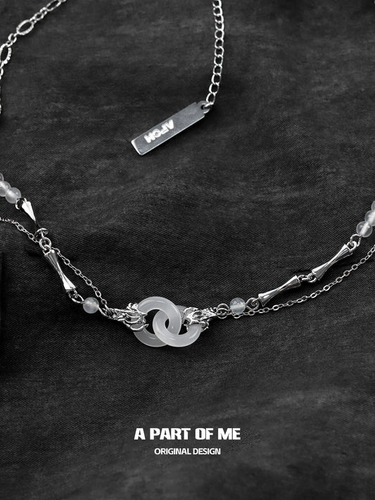 Chinese Peace Jade Necklace