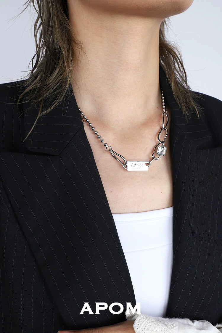 Rebel Gemstone Chain Necklace