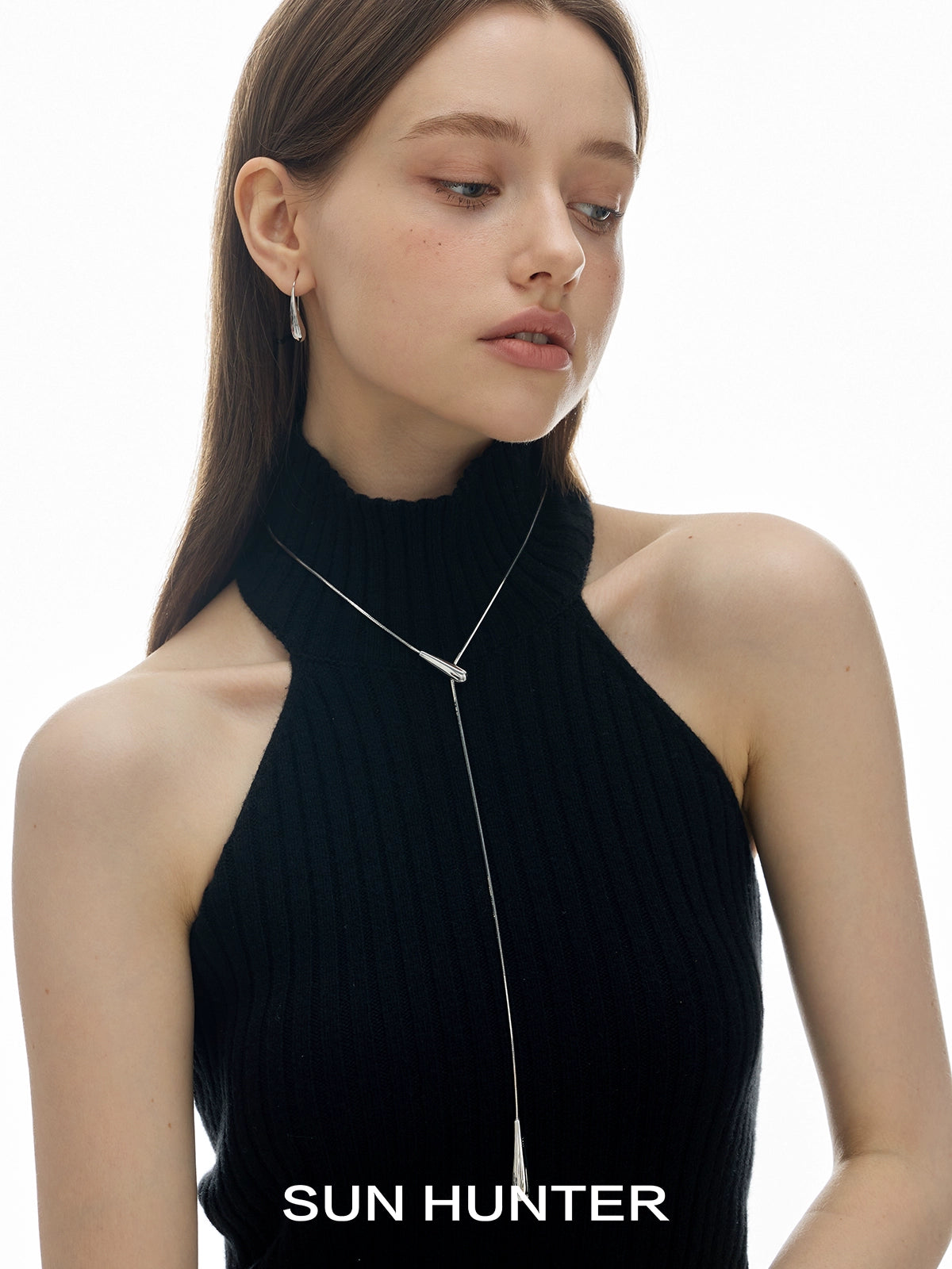 Retro Metal Water Drop Earrings