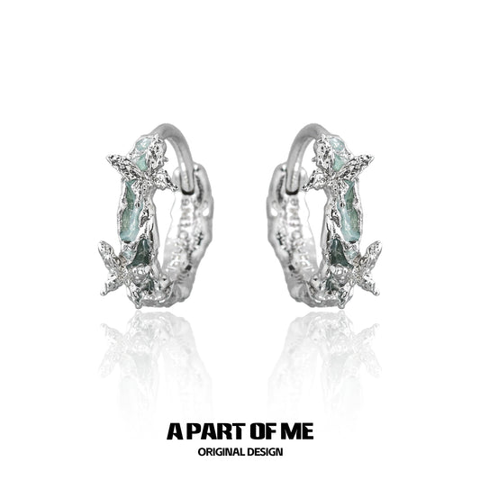 Mint Mambo Butterfly Ear Cuff