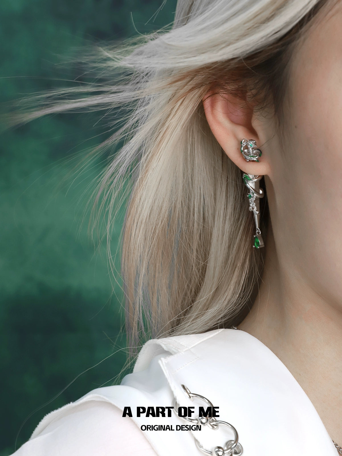 Slytherin Sword Stud Earrings