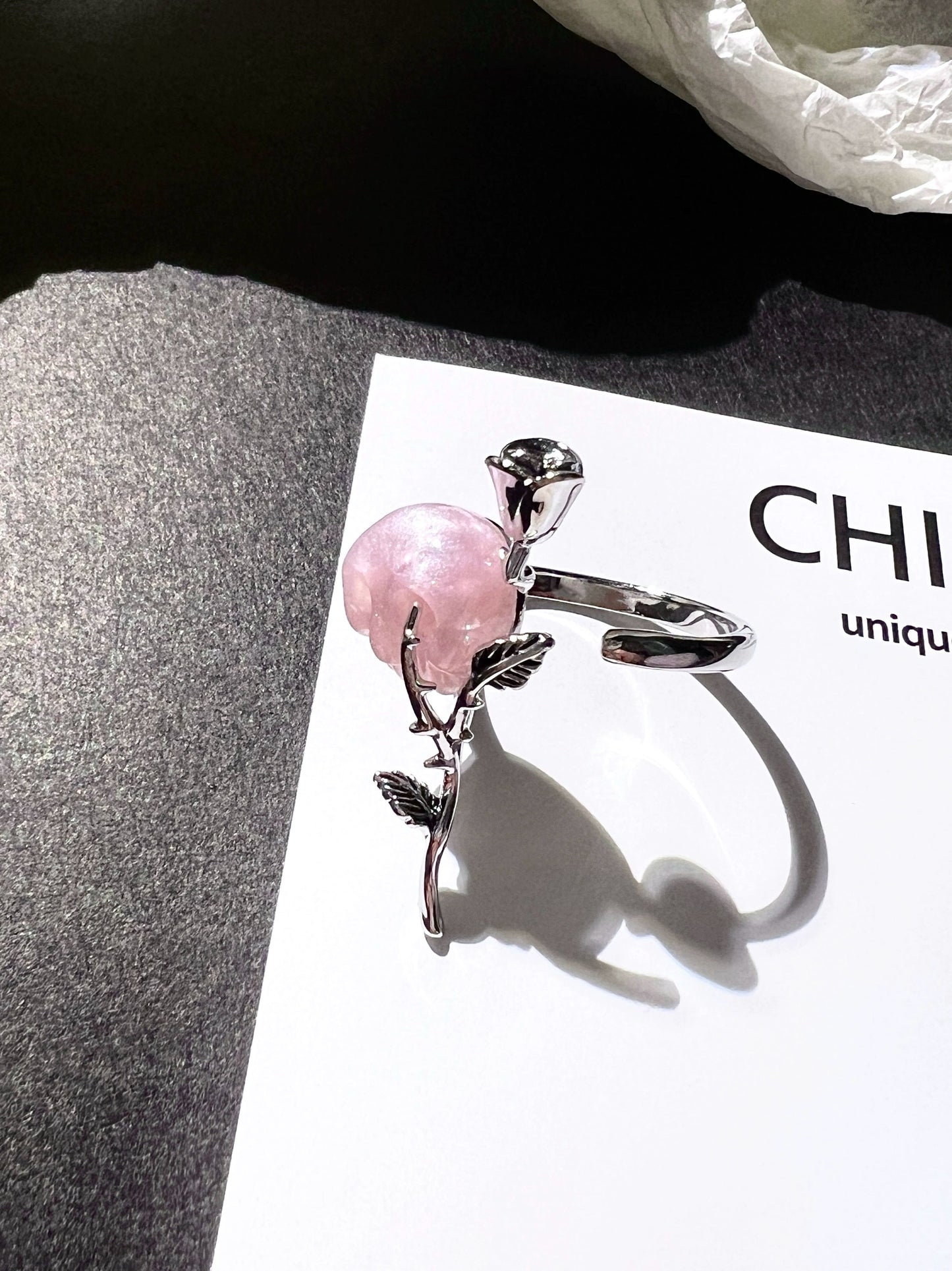 "Skull Rose" Sweet Cool Ring