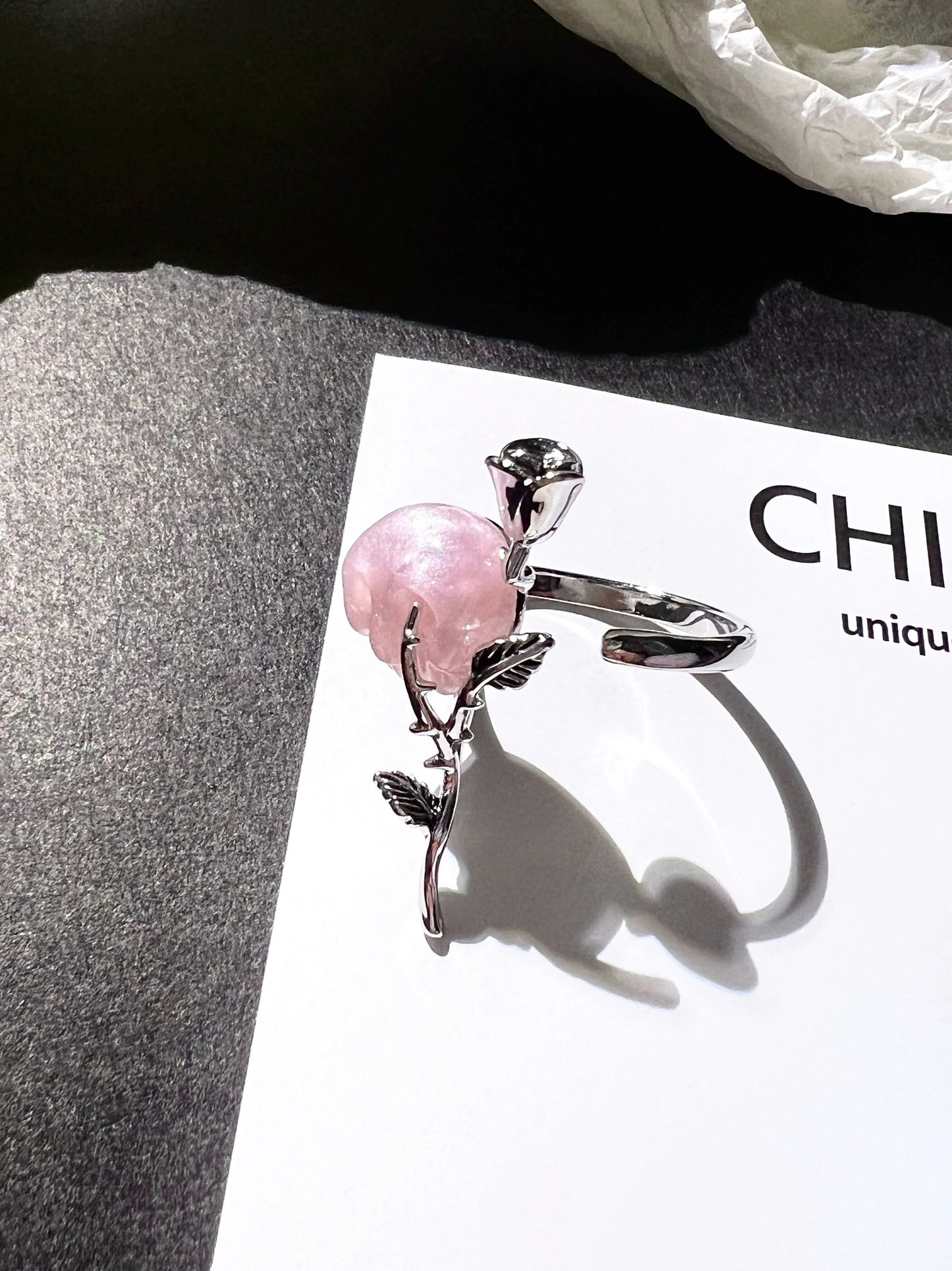 "Skull Rose" Sweet Cool Ring