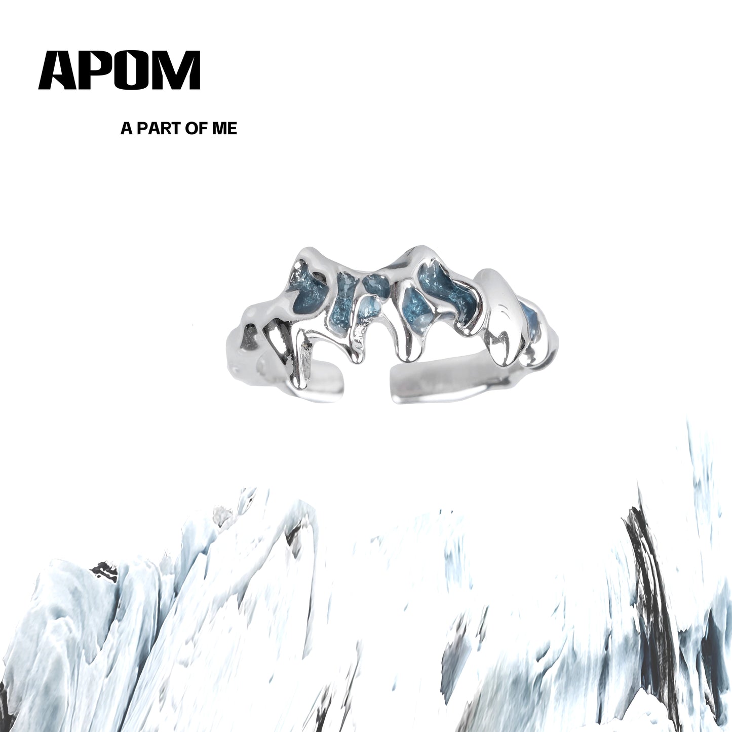 Sparkling Glacier Ring