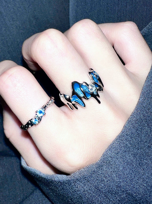 "Uninhabited Island" Glacier Ring