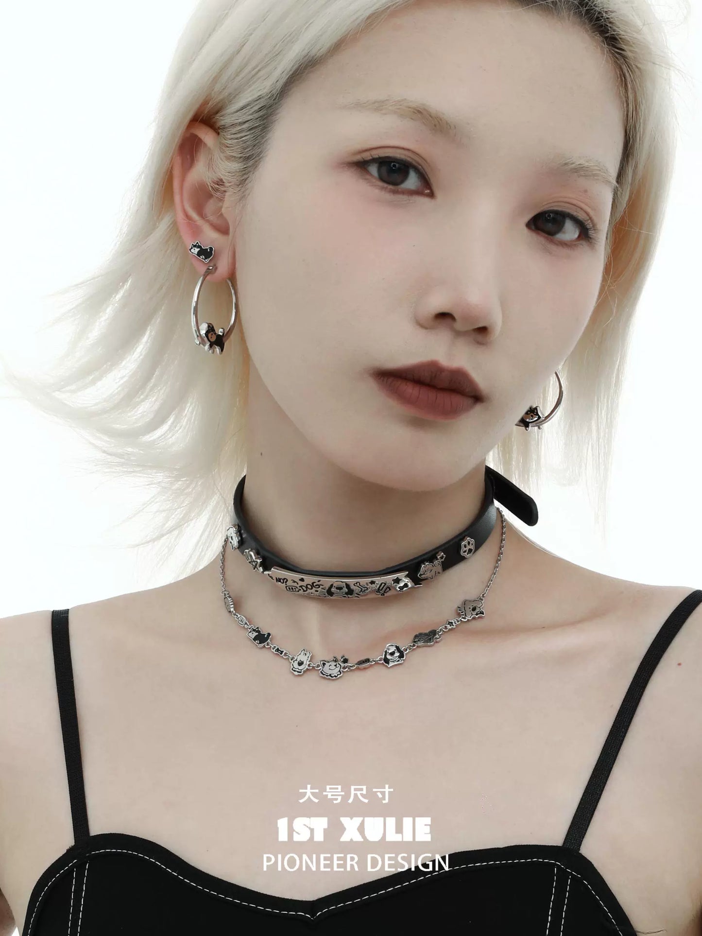 Cute Cool Running Puppy Earrings