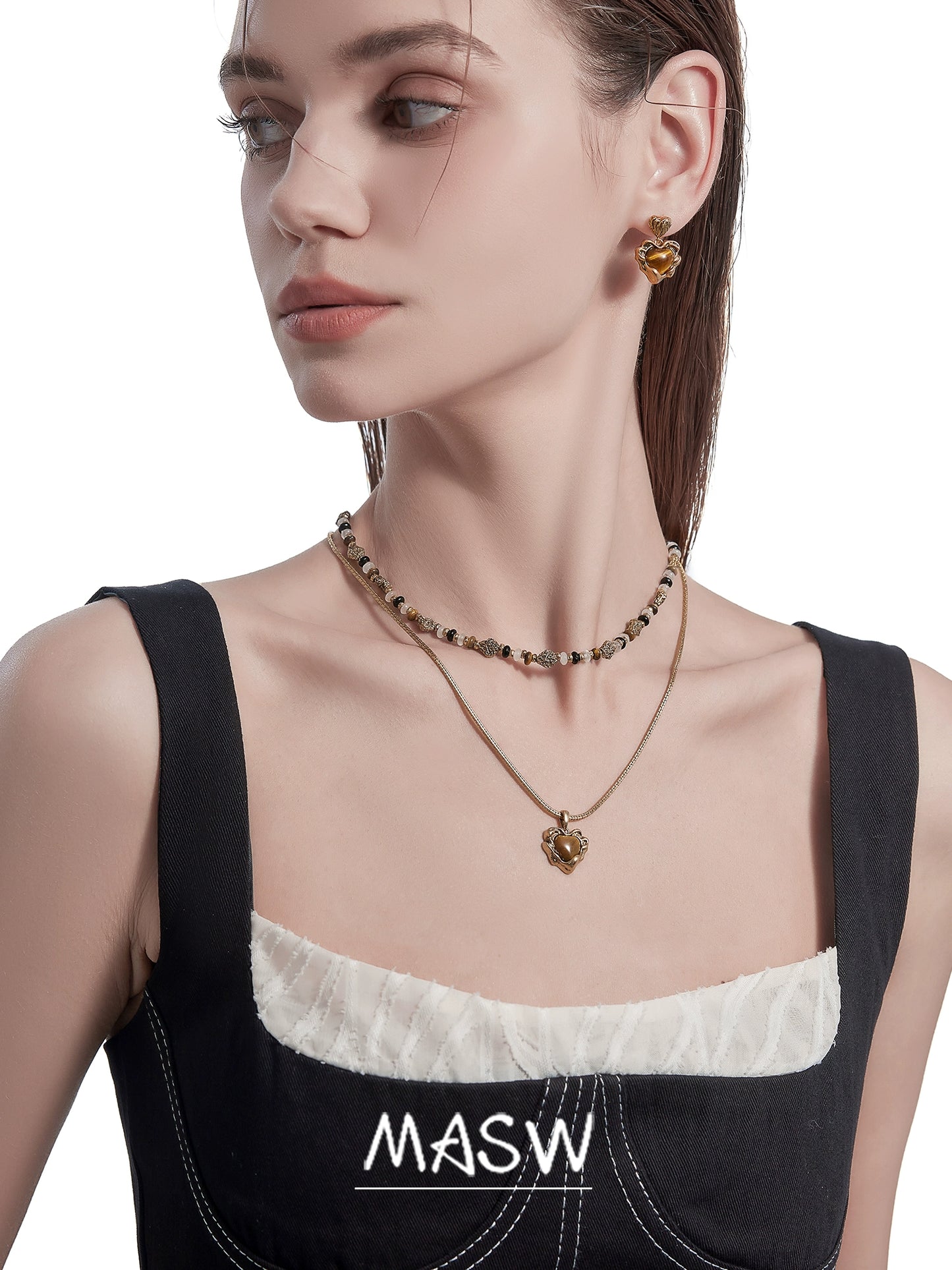 Tiger’s Eye Layered Necklace