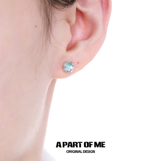 Blue Mist Stud Earrings