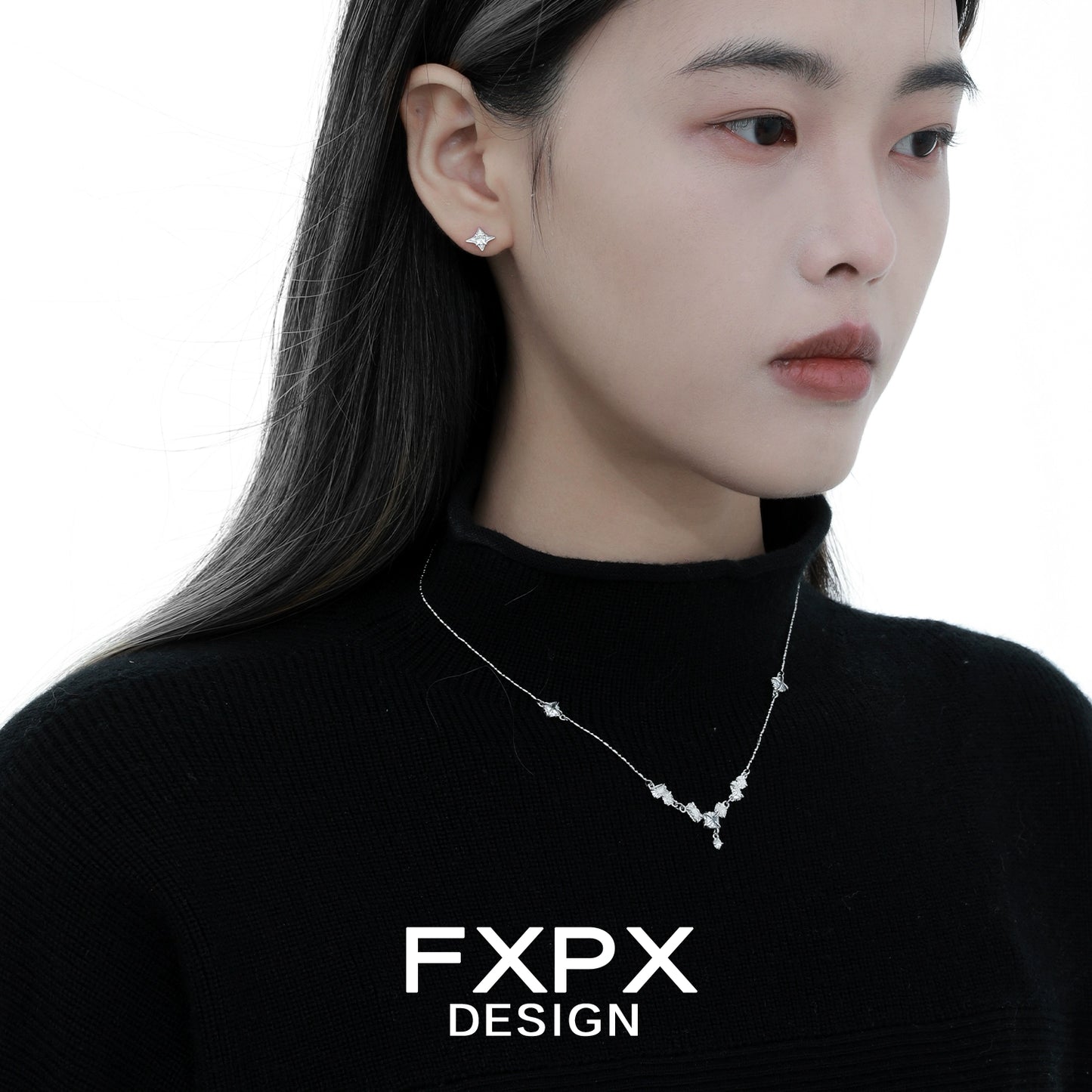 Glacier Shine Silver Necklace