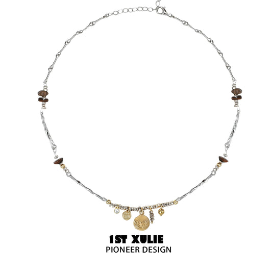 Autumn Pendant Butterfly Necklace