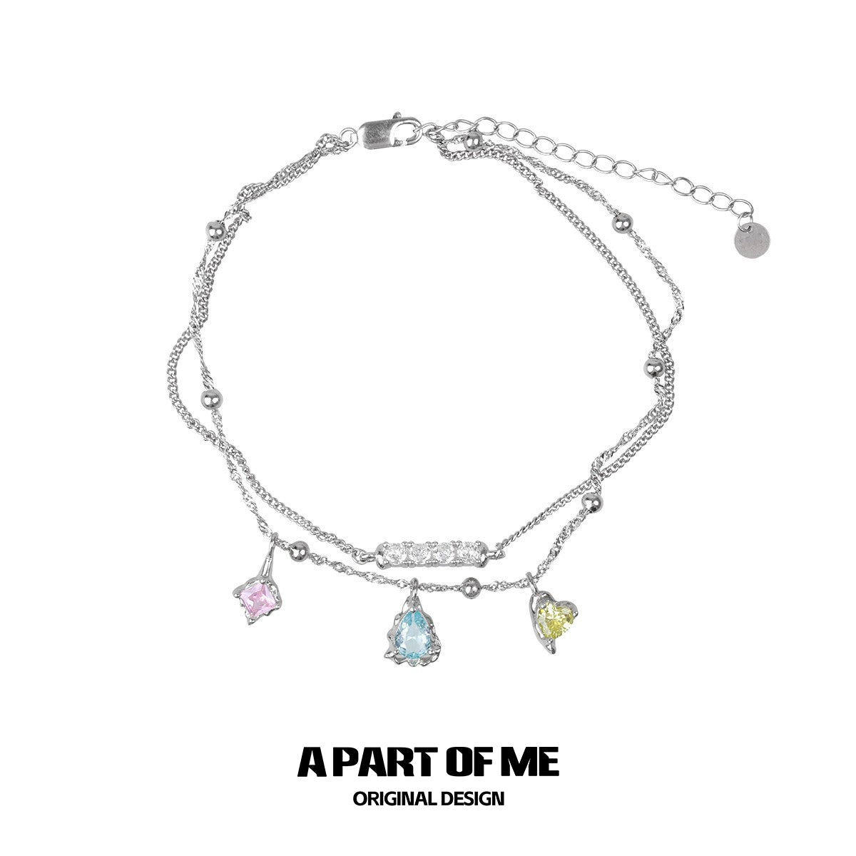 Colored Diamond Sweet Cool Bracelet