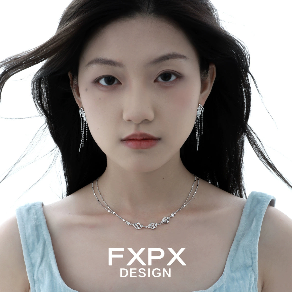 Metal Storm Layers Necklace