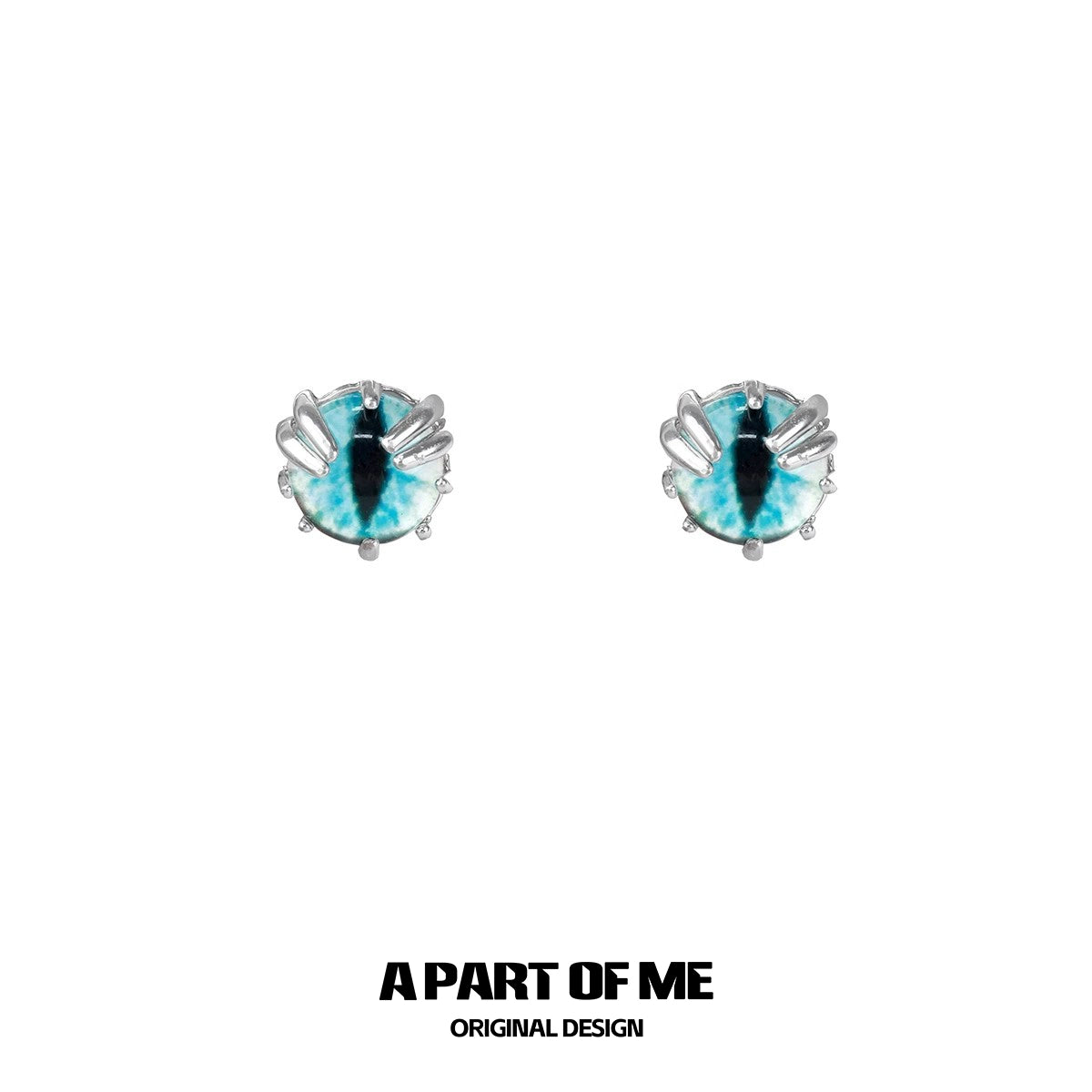 Blue Devil Eye Earrings