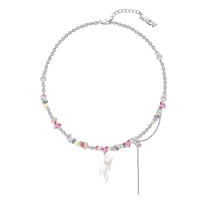 Cute Balloon Cat Necklace