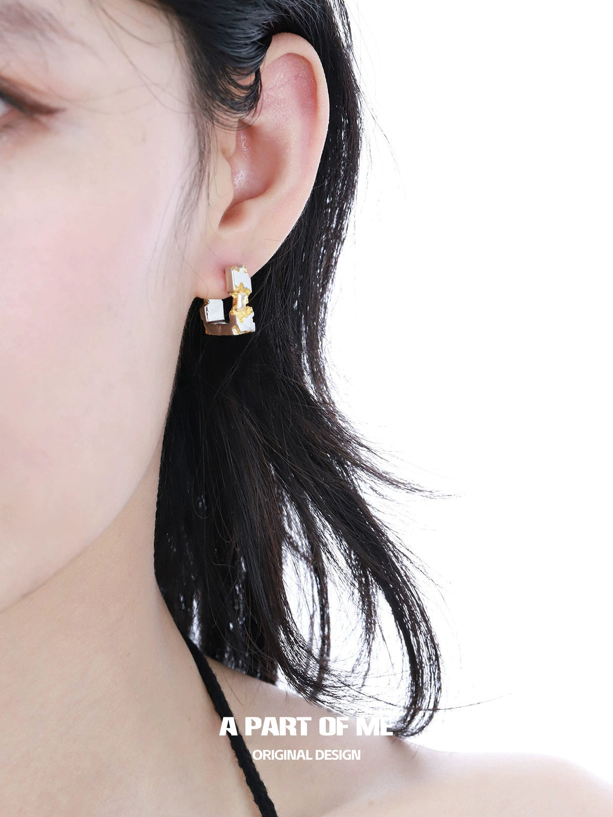Sun Ash Textured Earrings