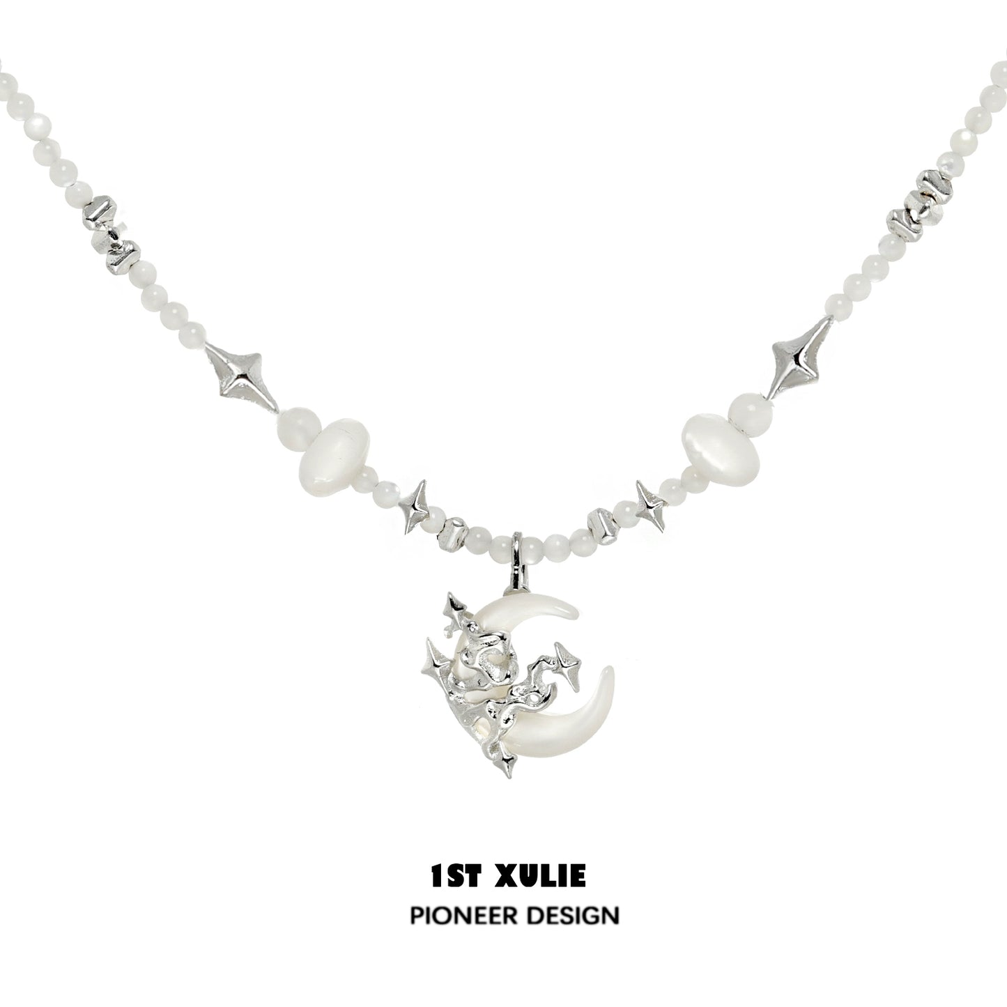 Moonlight Beaded Clavicle Chain