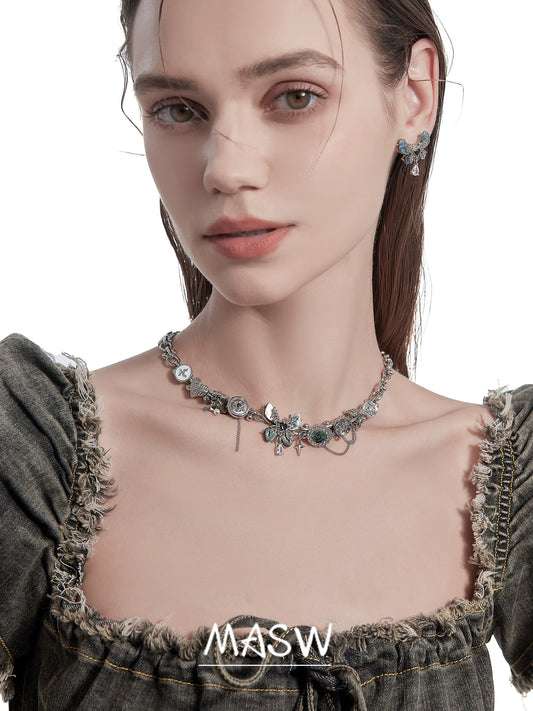 Dream Shell Butterfly Necklace