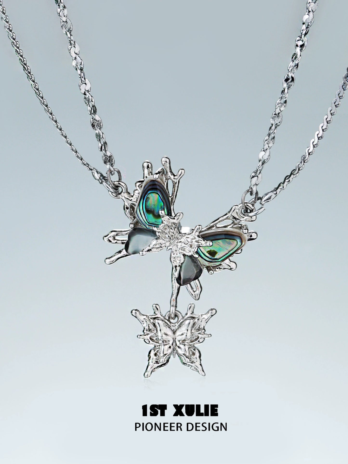 Y2K Celestial Butterfly Necklace